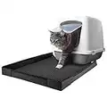 Katzenklo Matte Katzenstreu Katzen XXL Katzentoilette für Katze Katzenmatte Katzenstreumatte Vorleger Unterleger Auffangmatte mit Rand (60x46 cm) Wabenmuster Petigi