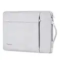 Kogzzen 16 15.6 15.4 15 Inch Laptop Sleeve Waterproof Lightweight Case Bag Compatible with MacBook Pro 16/15/ Surface Laptop 15/ Surface Book 15, Chromebook Dell HP Lenovo Asus Acer - Light Gray