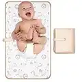 Precious Snuggle Portable Diaper Changing Pad | Waterproof Foldable Baby Changing Mat - Unisex Lightweight Changing Pad - Large Surface - Small & Compact | Double Wipeable Sides (African Safari)