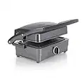 Cuisinart 2-in-1 Grill and Sandwich Maker, Non-Stick Removable Plates, Midnight Grey, GRSM4U