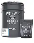 WO-WE 2K Epoxidharz Garagenfarbe Bodenbeschichtung W702 Anthrazit-Grau RAL 7016-2,5Kg