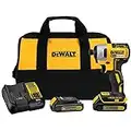 DEWALT 20V MAX Cordless Impact Driver Kit, Brushless, 1/4" Hex Chuck, 2 Batteries and Charger (DCF787C2)