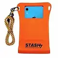 Stash7 Waterproof Phone Pouch w/ Long Lanyard | IPX8 Adventure Grade Cellphone Dry Bag Case, Fits iPhone 14 Pro Max, 13 Pro Max, 8 Plus, XS, XR, Galaxy S21, for Snorkeling, Kayaking, Cruise, Beach
