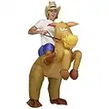 AirSuits Inflatable Horse and Cowboy Fancy Costume Dress Suit