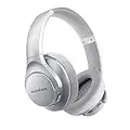 Anker Soundcore Life Q20 Hybrid Active Noise Cancelling Headphones, Wireless Over Ear Bluetooth Headphones, 40H Playtime, Hi-Res Audio, Deep Bass, Memory Foam Ear Cups, for Travel, Home Office(Silver)