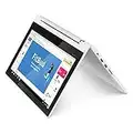 Lenovo Chromebook C330 2-in-1 Convertible Laptop, 11.6" HD Display, MediaTek MT8173C, 4GB RAM, 64GB Storage, Chrome OS, Blizzard White