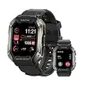 AMAZTIM Smart Watches for Men,50M Waterproof Rugged Military Grade Bluetooth Call(Answer/Dial Calls)，Health Tracker for Android Phones and iPhone Compatible,1.72" Heart Rate/Blood Pressure Watch