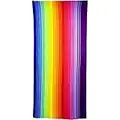 Uk Buy Zone Rainbow Microfibre Beach Bath Lightweight Stripe Towel Holiday Camping Gym