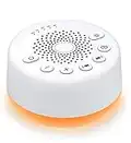 Easysleep Einschlafhilfe Baby White Noise Machine Weißes Rauschen Nachtlicht Rauschgerät Baby Kind 32 Volumensteuerung 25 Klänge Schlaf Geräuschen 5 Timer 4 Nachtlicht Speicherfunktion