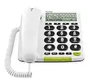 Doro PhoneEasy 312cs Big Button Corded Telephone with Display (White)