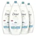 Dove Body Wash For All Skin Types Antibacterial Body Wash Protects from Dryness, 22 Fl Oz (Pack of 4)