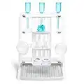 Munchkin® Tidy Dry™ Space Saving Vertical Bottle Drying Rack for Baby Bottles and Accessories, White