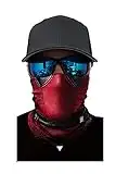 Seamless Rave Bandana Dust Wind Sun UV Protection Neck Gaiter Mask Face Scarf(Deadpool)