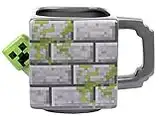 Minecraft - Taza Taza de Cerámica - Capacidad de 650 ml - Taza del Creeper - Taza de Café - Mercancía Juego 3D - Mercancía de Videojuegos