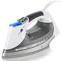 BEAUTURAL 1800-Watt Steam Iron with Digital LCD 9 Presets, Double-Layer Ceramic Coated Soleplate (Grey)