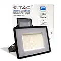 V-TAC Faro LED da Esterno 100W con Chip Samsung - [Ultima Generazione] - IP65-8200 Lumen - Proiettore Faretto LED Esterno Nero per Casa, Giardino, Garage - Impermeabile - Fari - Luce Bianca Naturale