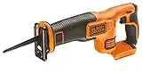 BLACK+DECKER Bdcr18N-Xj Sega Universale, Arancione Nero