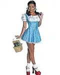 Secret Wishes Women's Wizard of Oz Sequin Dorothy Costume, Blue/White, Medium