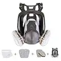 HOLULO 15 in 1 Full Face Respirator Mask Respirator Mask for Organic Vapor Dust Paint Spray