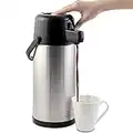 Airpot Coffee Carafe - TOMAKEIT 3L(102 Oz) Airpot Beverage Dispenser Insulated Stainless Steel Large Coffee Thermal - Pump Action Airpot for Hot/Cold Water