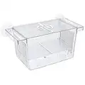 Uniclife Boîte d'élevage de Poissons d'aquarium Réservoir d'incubateur d'écloserie en Acrylique avec ventouses Petite boîte d'isolement pour bébé Petits Poissons Crevettes et Betta