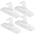 Tosnail 60 Pack Plastic Children's Clothes Hangers Kids Hangers for Laundry and Closet Use - White