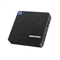 KODLIX Mini PC Celeron N4020(up to 2.8GHz), DDR4 4GB/64GB eMMC Mini PC Fanless UHD 4k@60Hz, Mini Computer Support HDMI&VGA, USB3.0, 2.4/5.8G Wi-Fi, DIY NGFF 2242 SSD