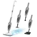 Steam Mop - 10-in-1 MultiPurpose Handheld Steam Cleaner Detachable Floor Steamer for Hardwood/Tile/Laminate Floors Carpet with 11 Accessories for Whole Home Use.