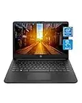 HP 14 Series 14" Touchscreen Laptop Intel Celeron N4020 4GB RAM 64GB eMMC Jet Black