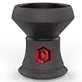 BLACKCOCO’s Edition - Cabeza de Piedra para Shisha Premium – TAZÓN Piedra Negra - Cabeza cachimba Negra Hecha a Mano - Cabeza de Piedra para narguile Compatible con portacarbón Lujo y Cajas de Humo