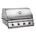 Built In Propane Grill | Drop In 4 Burner | Stainless Barbeque | Outdoor Kitchen BBQ | Quality Grills | Upgrage Your Grill With Luxury Outdoor Cooking By Blaze Grills