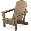 SERWALL Adirondack sedia pieghevole resistente alle intemperie Adirondack sedie da esterno sedie Adirondack sedia in legno