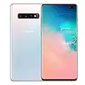 Samsung Galaxy S10+ Plus 128 GB / 8 GB RAM SM-G975F ibrido/Dual-SIM (solo GSM, senza CDMA) Smartphone 4G/LTE sbloccato di fabbrica - Versione internazionale (bianco prisma, 128 GB) (Ricondizionato)