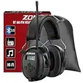 ZOHAN 033 Bluetooth AM/FM Radio Headphones with 2000mAh Rechargeable Battery,25dB NRR Noise Reduction Safety Earmuffs