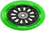 Slamm Scooters 100mm Nylon Core Ruedas, Unisex Adulto, Verde, 100 mm