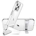 ESR Metal Kickstand Case for iPhone 6.1" Case [Patented Design] [Two-Way Stand] – Clear