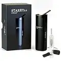 Xmax Starry V3 + Glass Bubbler by Jurassic, Premium 2-in-1 Dry Herb & Concentrate Vaporizer. 2600mAh Battery, Ceramic Chamber, Magnetic Mouthpiece, OLED Display (Latest Version)