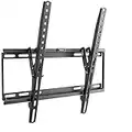 RICOO Soporte TV Pared Inclinable Fijo Plano Televisión 32-65" (81-165cm) N1944 Slim Universal Televisor LED/LCD/Curvo VESA 200x200-400x400