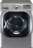 LG DLGX8101V 29" Gas Dryer with 9.0 Cu. Ft. Capacity, 14 Dry Cycles, 5 Temperature Settings, Steam Cycle, in Graphite Steel