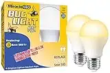 Miracle LED giallo Bug Light max – sostituisce 100 W – A19 Outdoor lampadina per portico e patio – Confezione da 2 (606758)