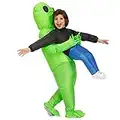 KOOY Inflatable Alien Costume Kids Inflatable Halloween Costumes Blow Up Alien Costume for Kids