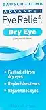 Advanced Eye Relief Eye Drops by Bausch & Lomb, for Dry Eyes & Redness Relief, 30 mL