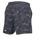 Meripex Apparel Men's Freeballer 8" Athetic Gym Performance Sport Shorts – Perfect for Running, Weightlifting, and Yoga (Large, The Commandos)