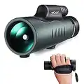 K&F Concept 12X42 Monocular Telescope with Phone Holder,HD Monoculars for Adults with BAK4 Prism & FMC Lens,Monocular Scope with Dual Focus Suitable for Bird Watching Hunting Wildlife Hiking Traveling