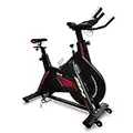 BH Fitness Tokio H9181 Ciclismo Indoor magnetico para Uso intensivo. Sistema de inercia de 20 Kg. Manillar de Triatlón y Pedales Mixtos