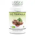 Triphala bio - 365 gélules - Hautement dosé avec 750mg par gélule - Matière première de haute qualité en provenance d'Inde - Qualité biologique certifiée - Sans additifs indésirables - Vegan