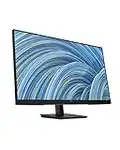 HP M27ha FHD Monitor-Full HD Monitor(1920 x 1080p)- IPS Panel and Built-in Audio-VESA Compatible 27-inch Monitor Designed for Comfortable Viewing with Height and Pivot Adjustment-(22H94AA#ABA) black