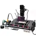 YIHUA 1000B- 4 in 1 Station - IR Infrared BGA, Preheater, Soldering Station and Hot Air Rework Station, plus a Temp Sensor, ºC/°F display, PCBs Holder, LED Lamp and more.