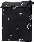 Amazon Basics Portable Window Blackout Curtain Shade with Suction Cups for Travel, Kids, and Baby Nursery - 78" x 50", Moon & Stars - 1-Pack