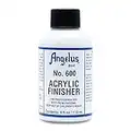 Angelus Brand Acrylic Leather Paint Finisher compatible with Wool, No. 600-4oz